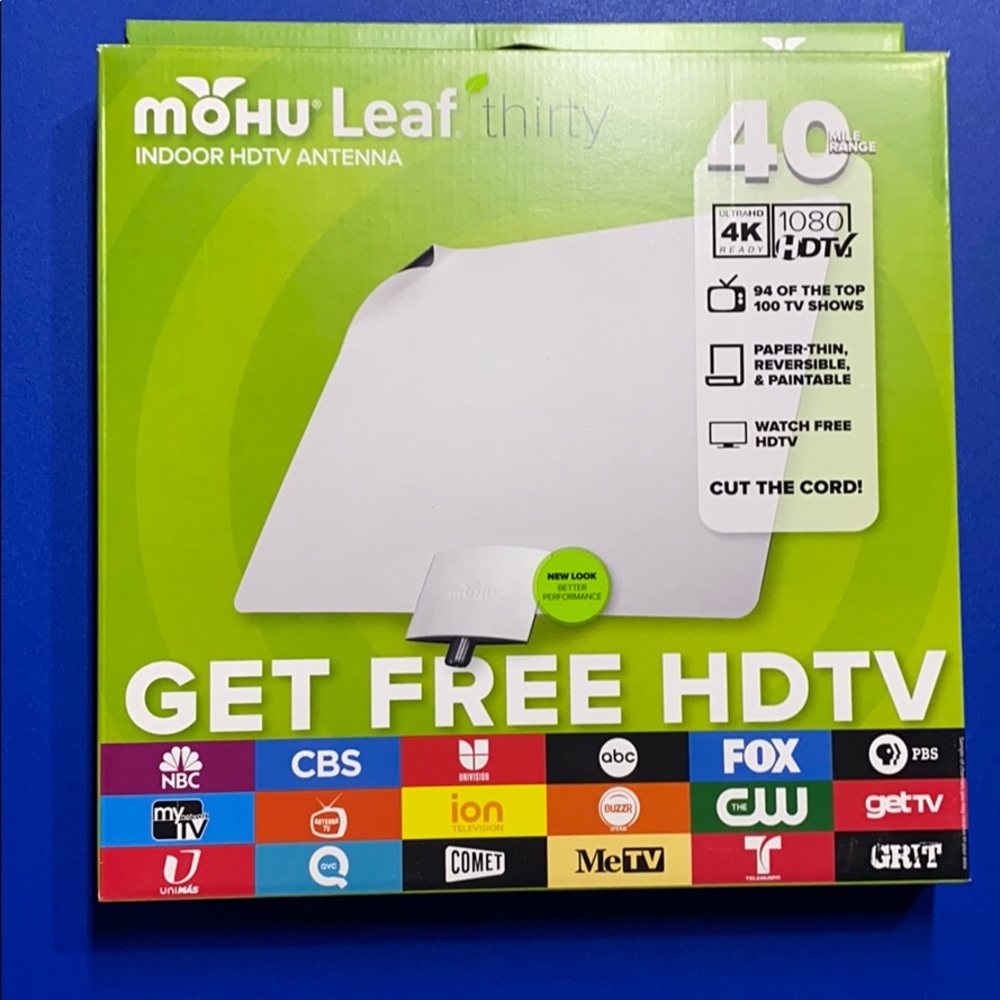 Mohu Leaf thirty Indoor HDTV Antenna